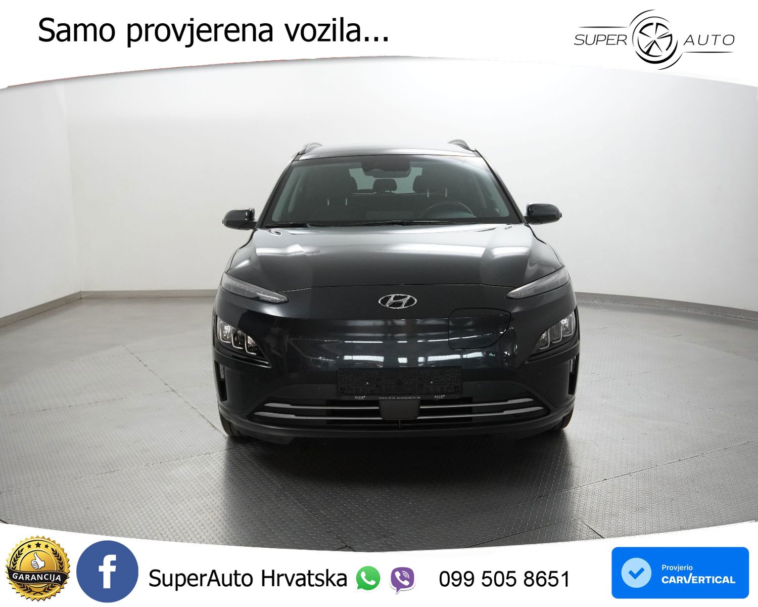 Hyundai Kona 67 kWh 204 KS, ACC+LED+KAM+GR SJED+VIRT+ASIST