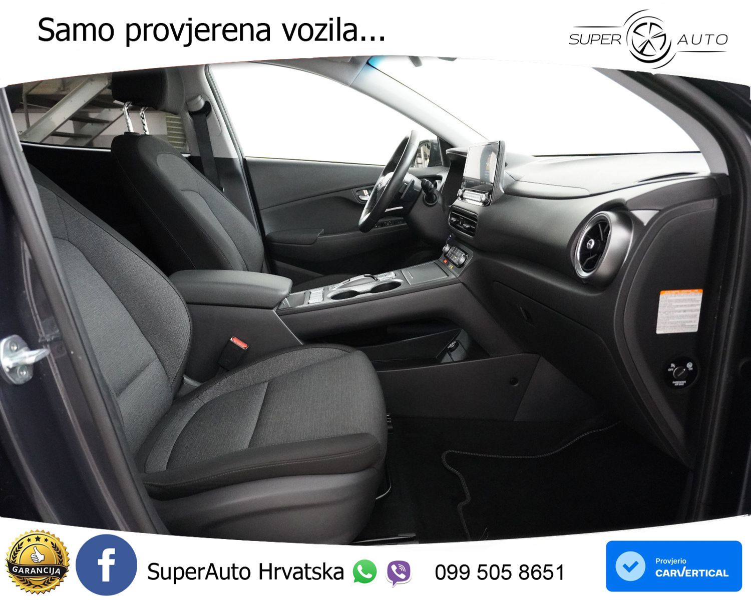 Hyundai Kona 67 kWh 204 KS, ACC+LED+KAM+GR SJED+VIRT+ASIST