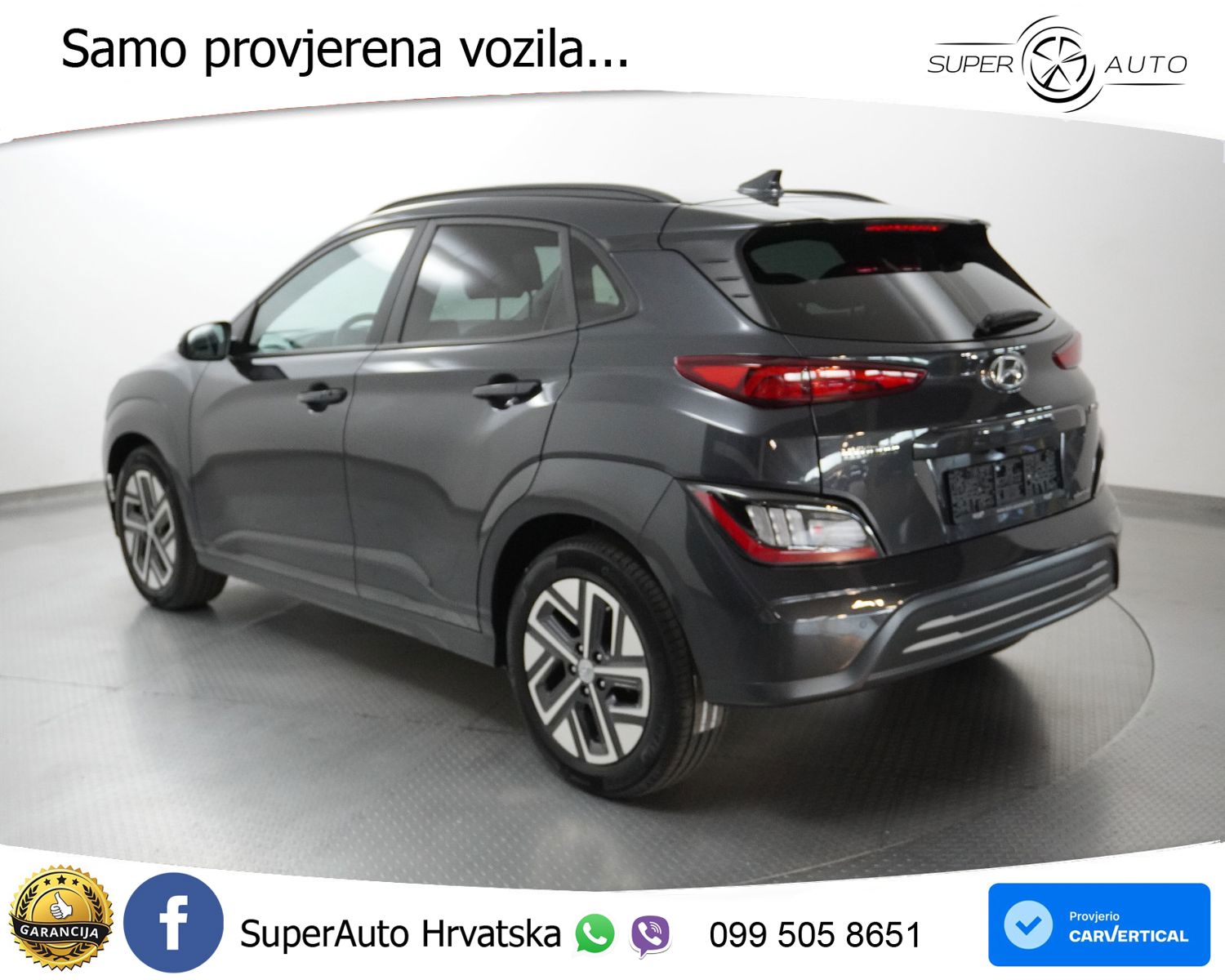 Hyundai Kona 67 kWh 204 KS, ACC+LED+KAM+GR SJED+VIRT+ASIST