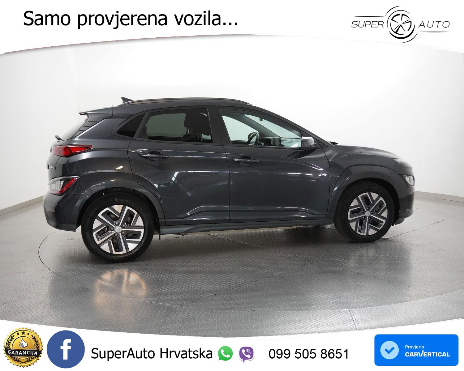Hyundai Kona 67 kWh 204 KS, ACC+LED+KAM+GR SJED+VIRT+ASIST