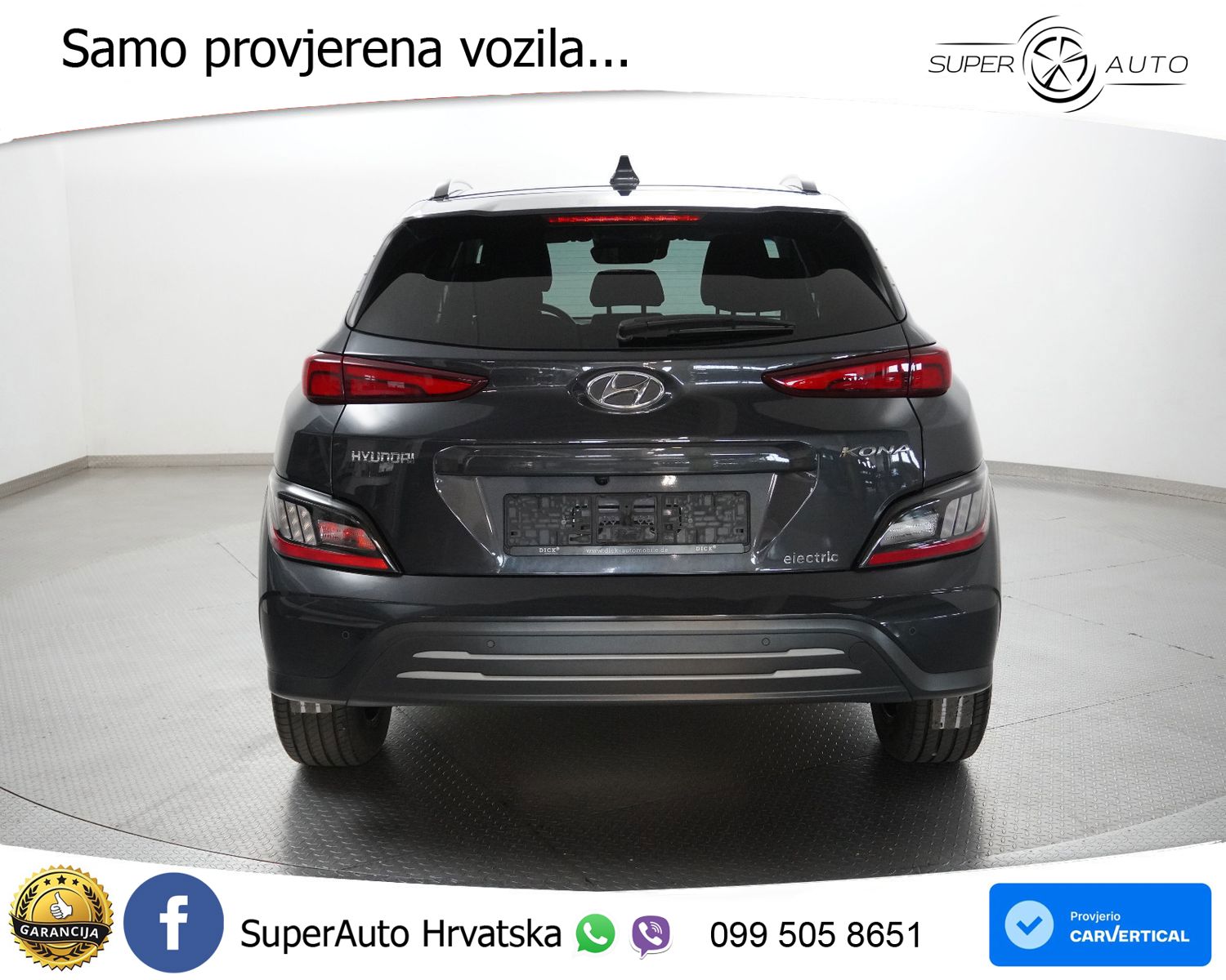 Hyundai Kona 67 kWh 204 KS, ACC+LED+KAM+GR SJED+VIRT+ASIST