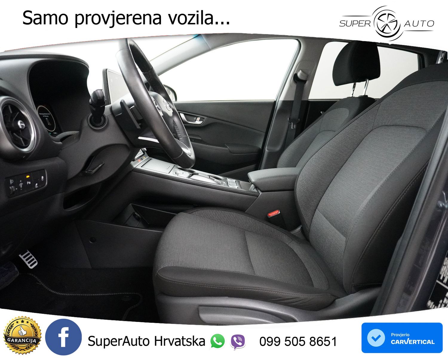 Hyundai Kona 67 kWh 204 KS, ACC+LED+KAM+GR SJED+VIRT+ASIST