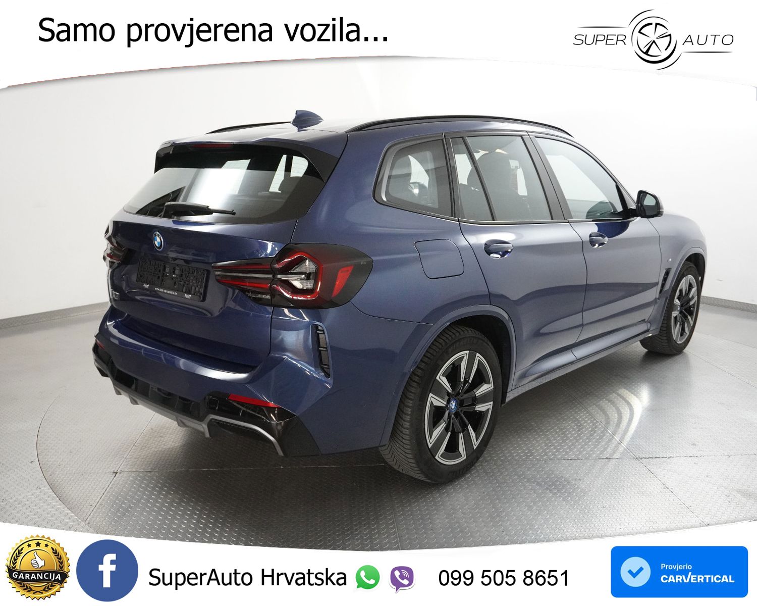 BMW iX3 Aut. M Sport 286 KS, ACC+LED+KAM+GR SJED+PANO+VIRT