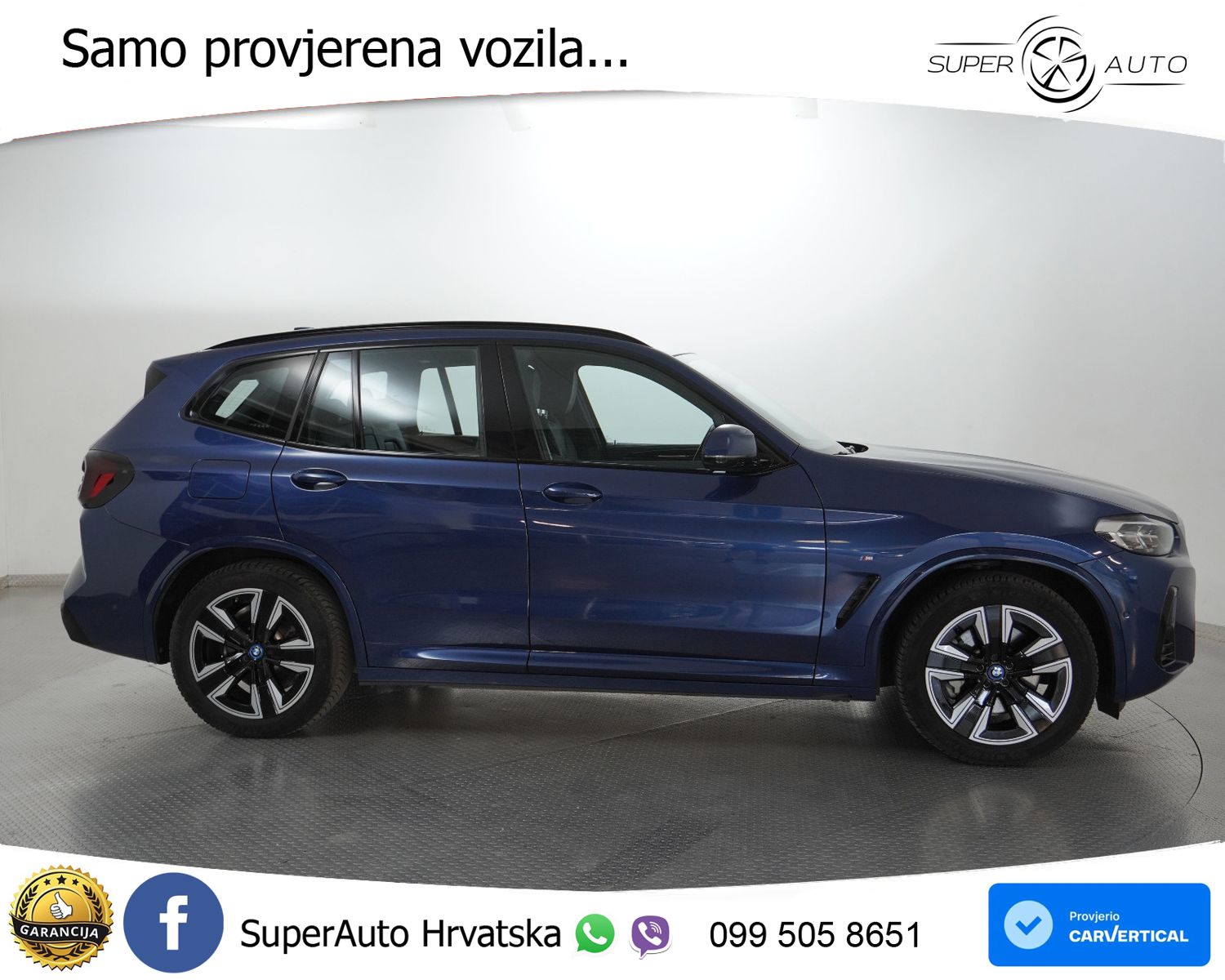 BMW iX3 Aut. M Sport 286 KS, ACC+LED+KAM+GR SJED+PANO+VIRT