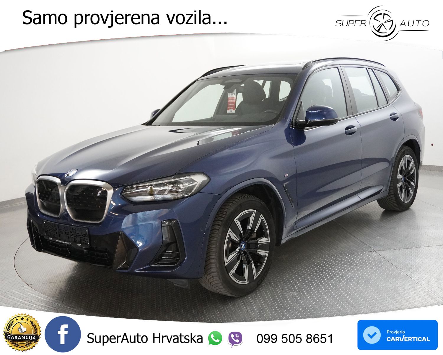 BMW iX3 Aut. M Sport 286 KS, ACC+LED+KAM+GR SJED+PANO+VIRT