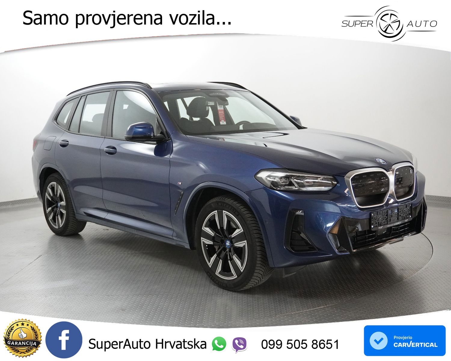 BMW iX3 Aut. M Sport 286 KS, ACC+LED+KAM+GR SJED+PANO+VIRT