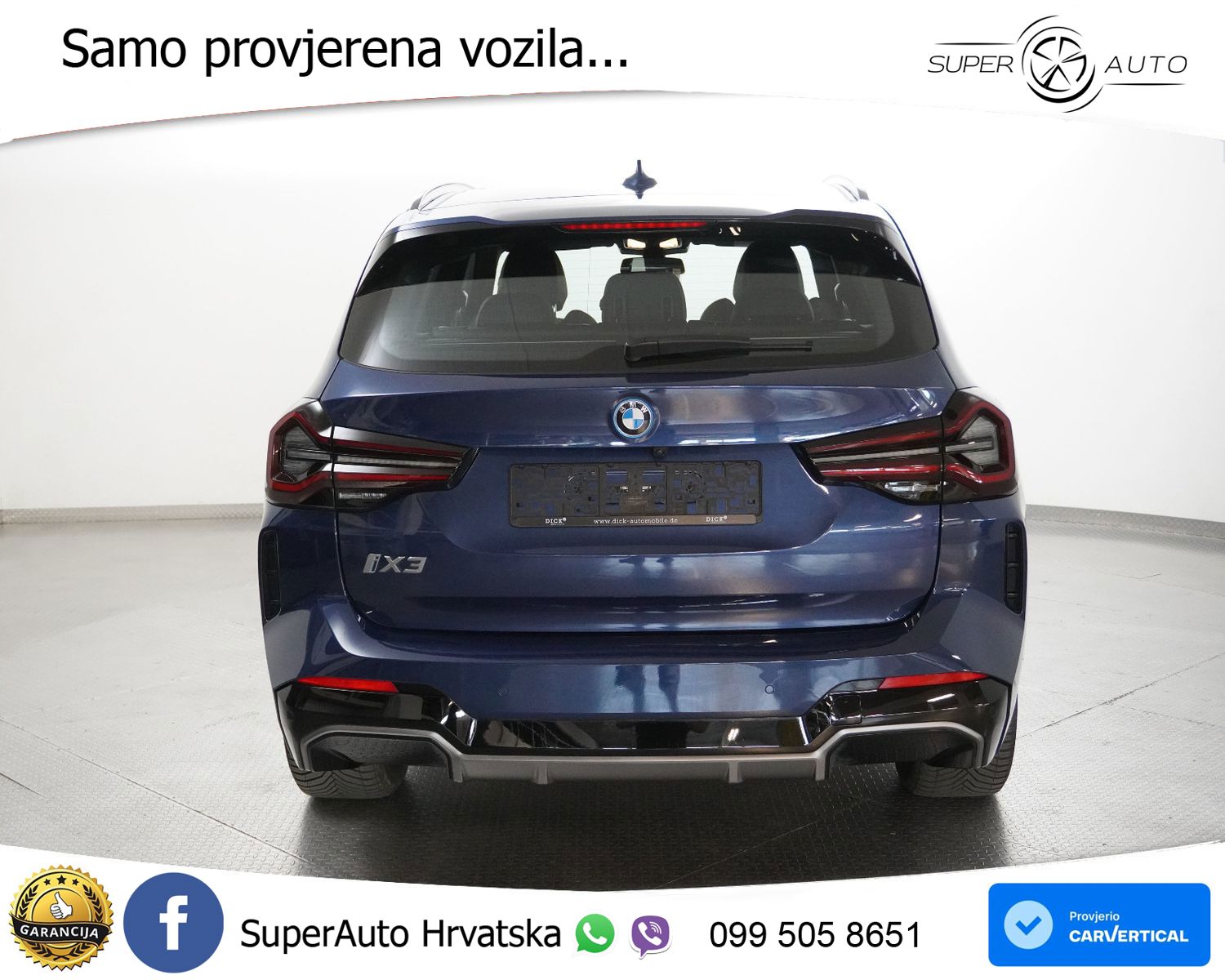 BMW iX3 Aut. M Sport 286 KS, ACC+LED+KAM+GR SJED+PANO+VIRT