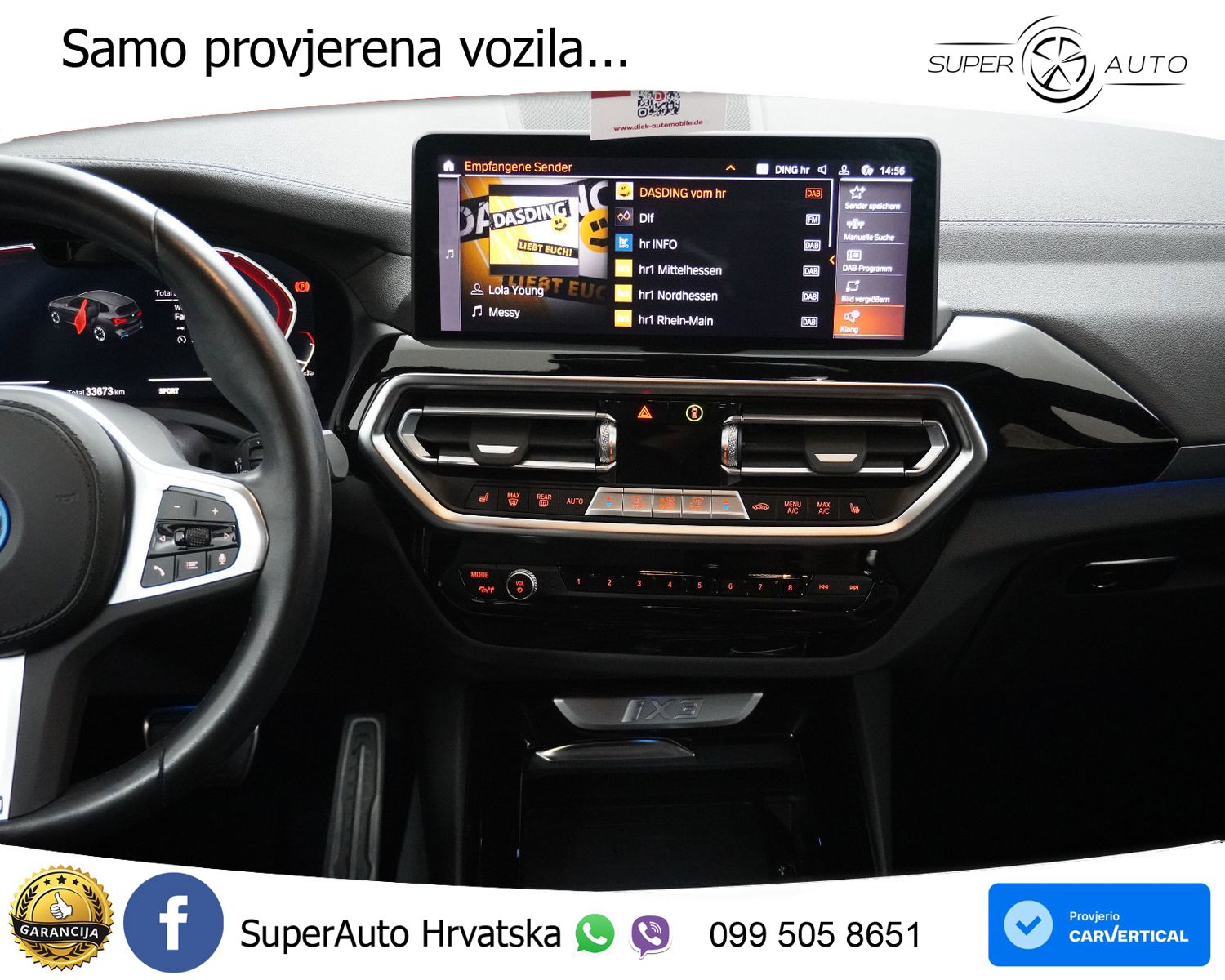 BMW iX3 Aut. M Sport 286 KS, ACC+LED+KAM+GR SJED+PANO+VIRT