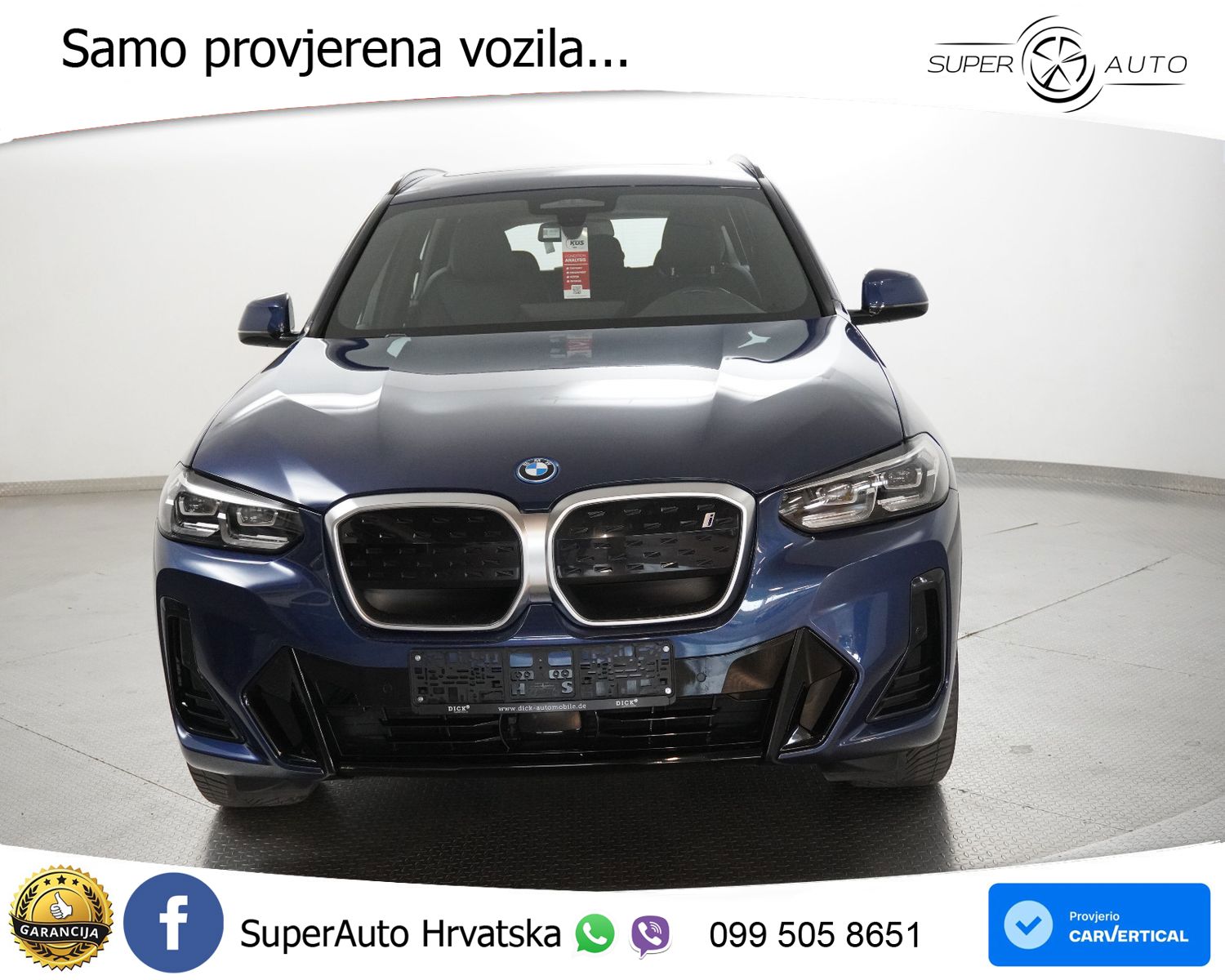 BMW iX3 Aut. M Sport 286 KS, ACC+LED+KAM+GR SJED+PANO+VIRT