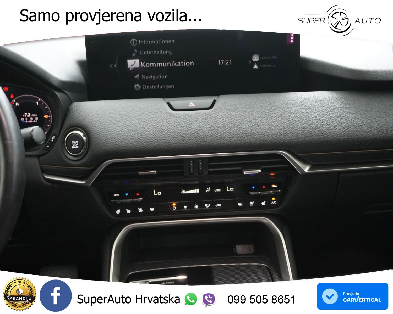 Mazda CX-60 3.3 e-Skyactiv D AWD Aut. Homura 254 KS, ACC+LED+360+GR SJED+HEAD