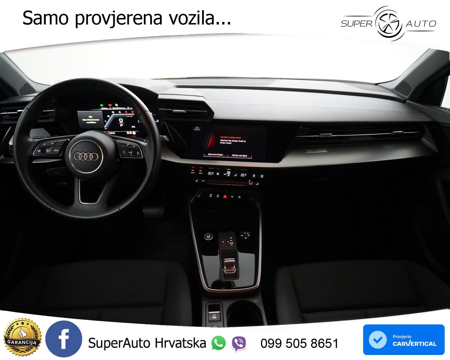 Audi A3 SB 30 TDI Aut. S line 116 KS, LED+KAM+GR SJED+VIRT+ASIST