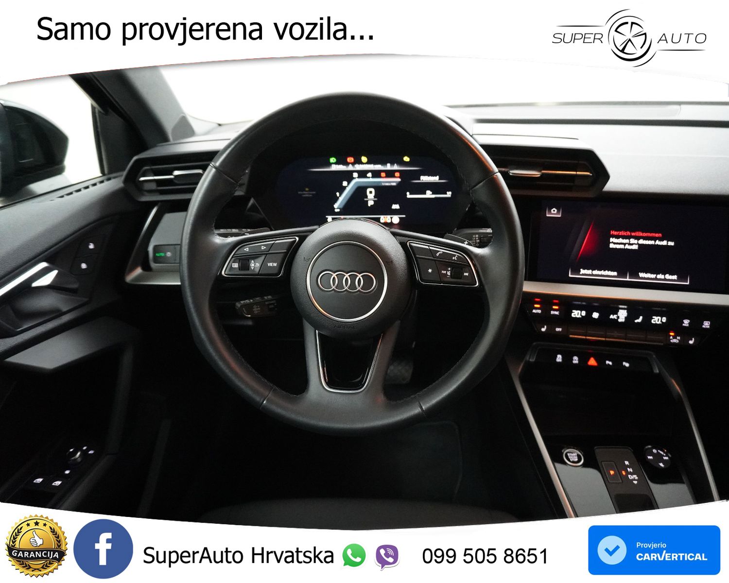 Audi A3 SB 30 TDI Aut. S line 116 KS, LED+KAM+GR SJED+VIRT+ASIST