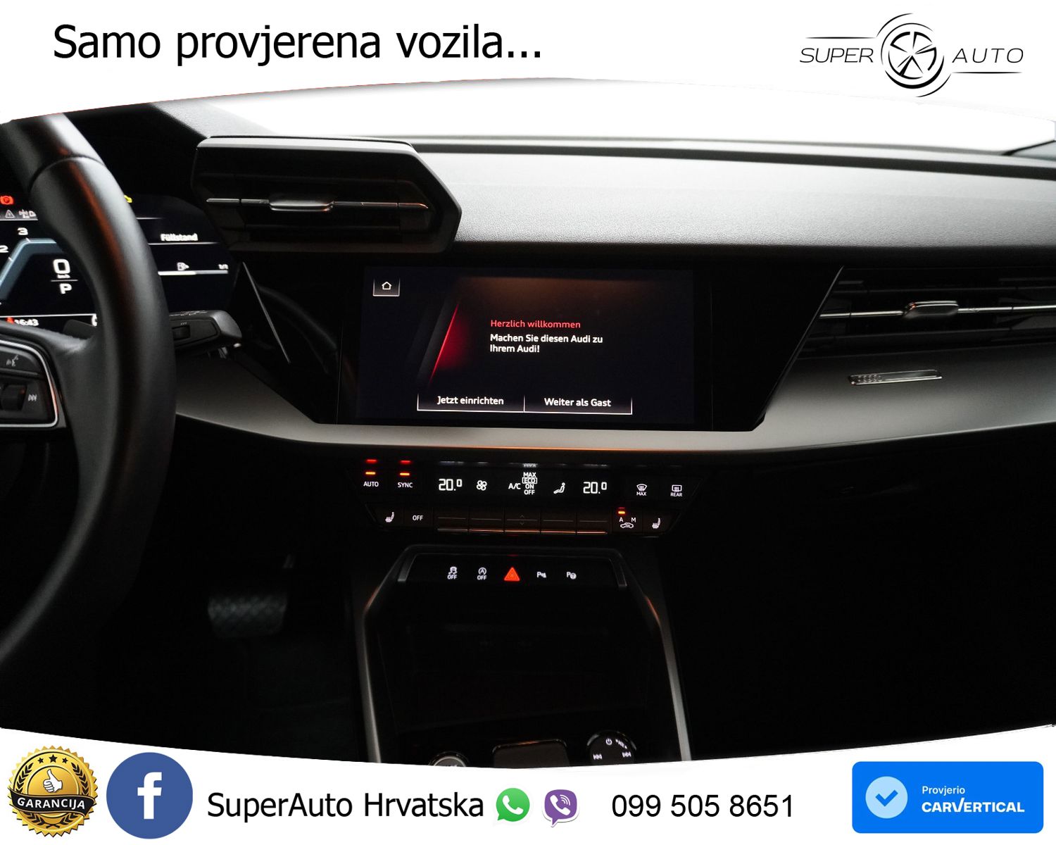 Audi A3 SB 30 TDI Aut. S line 116 KS, LED+KAM+GR SJED+VIRT+ASIST