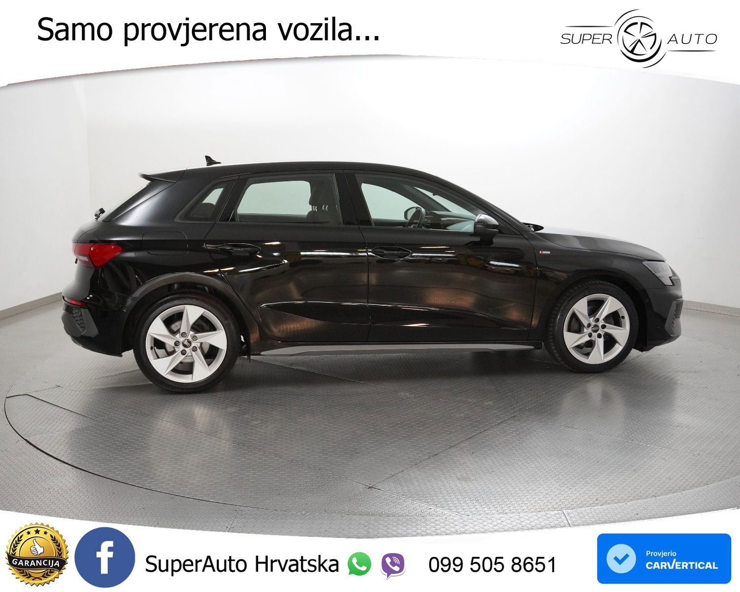 Audi A3 SB 30 TDI Aut. S line 116 KS, LED+KAM+GR SJED+VIRT+ASIST