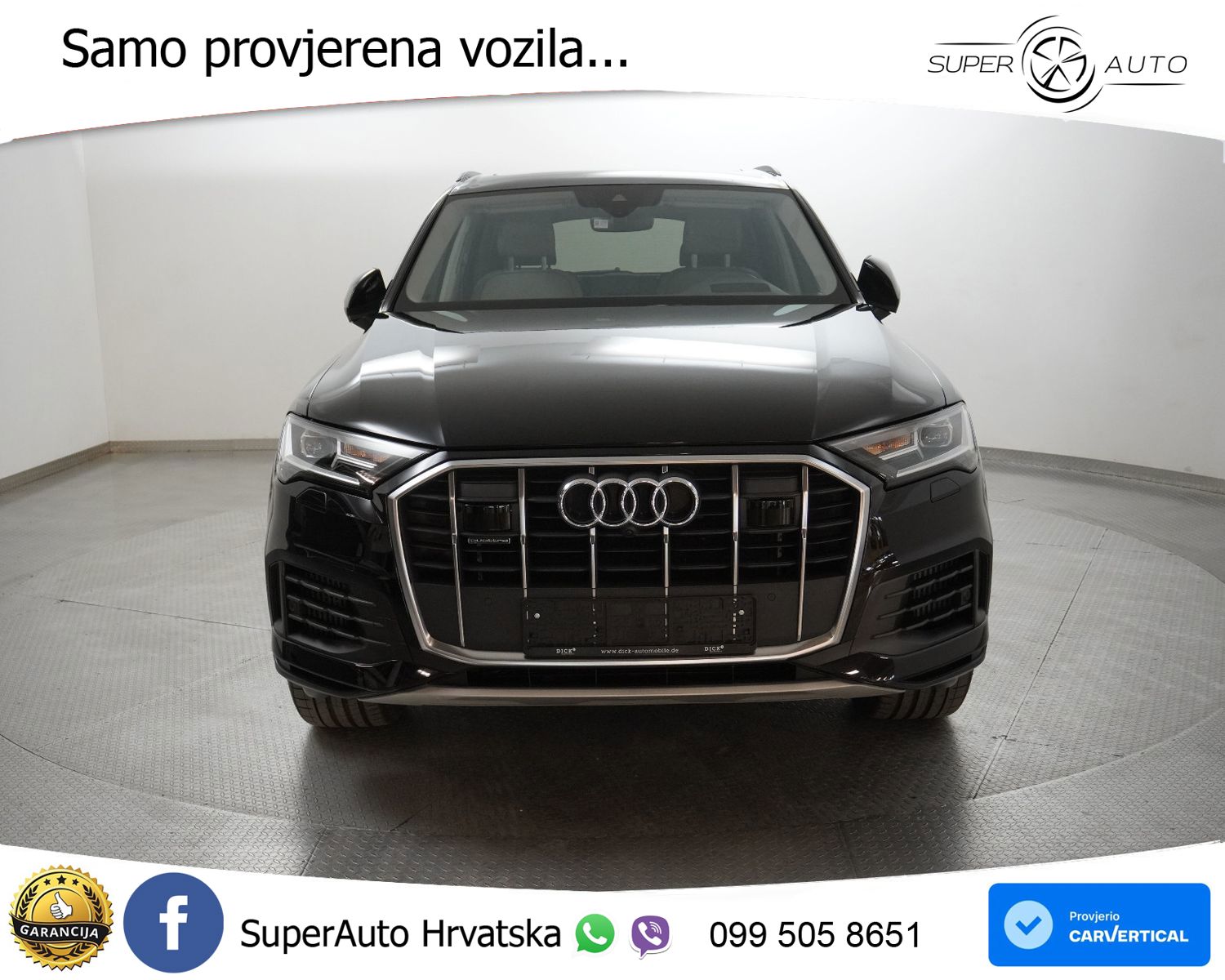 Audi Q7 55 TFSIe quattro Aut. S line 381 KS, ACC+LED+360+GR SJED+HEAD+PANO