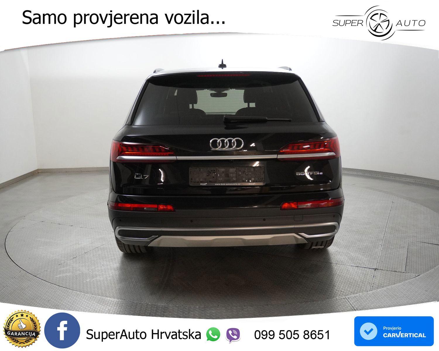 Audi Q7 55 TFSIe quattro Aut. S line 381 KS, ACC+LED+360+GR SJED+HEAD+PANO