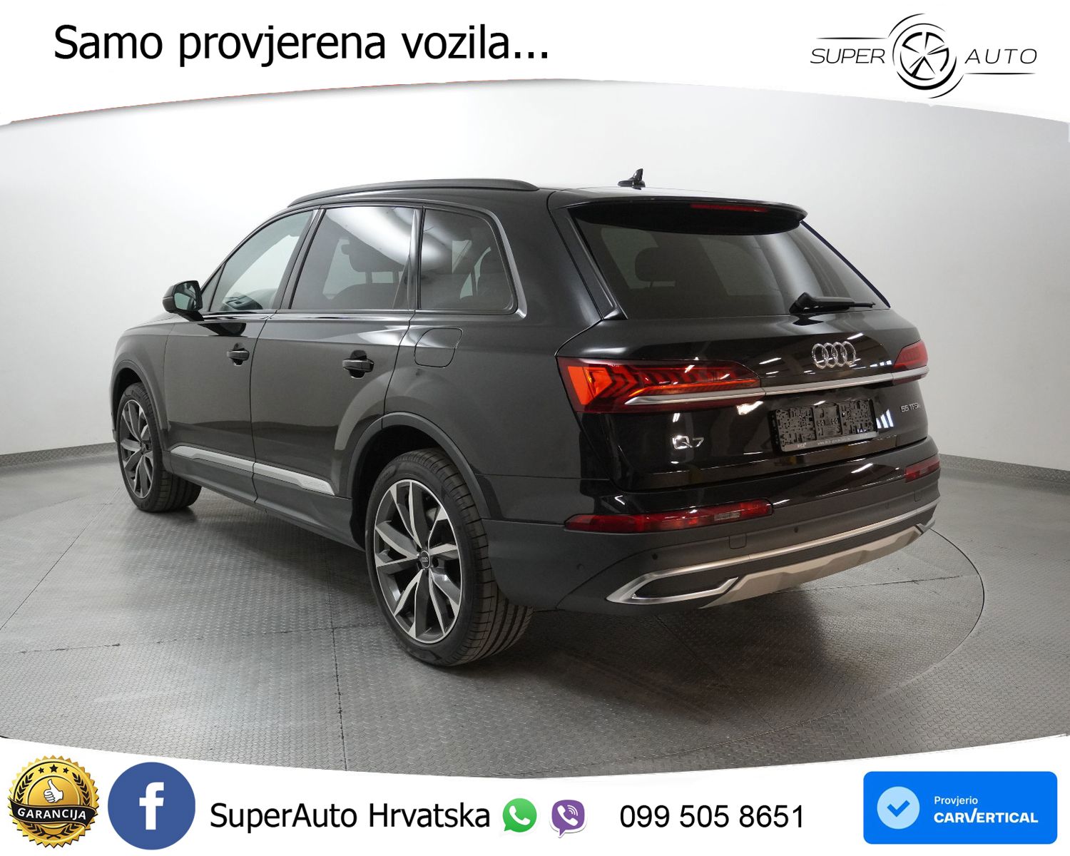 Audi Q7 55 TFSIe quattro Aut. S line 381 KS, ACC+LED+360+GR SJED+HEAD+PANO