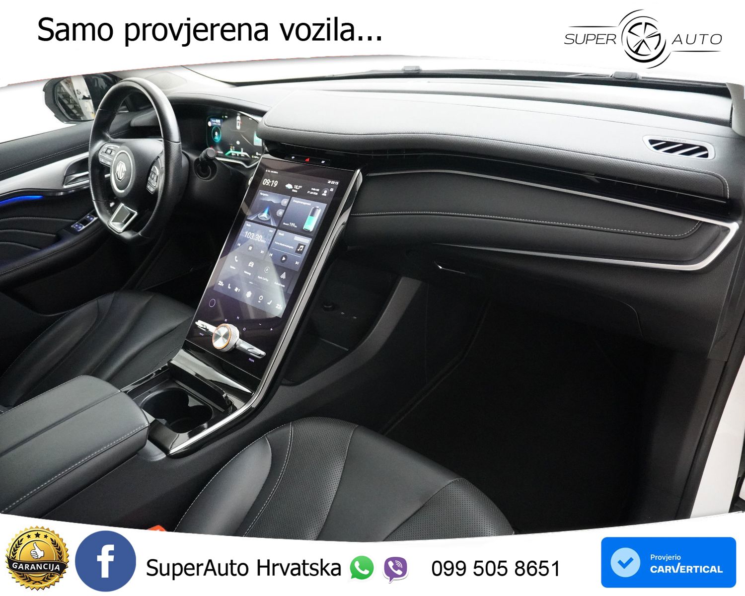 MG Marvel R 70 kWh Luxury 179 KS, ACC+LED+360+GR SJED+PANO+VIRT
