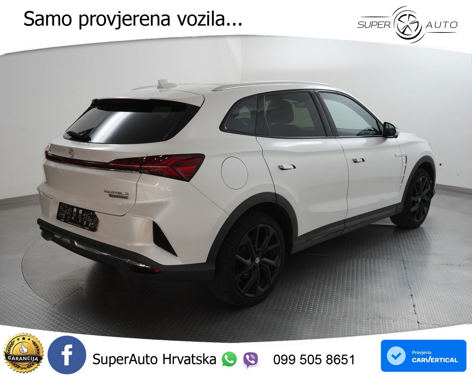 MG Marvel R 70 kWh Luxury 179 KS, ACC+LED+360+GR SJED+PANO+VIRT