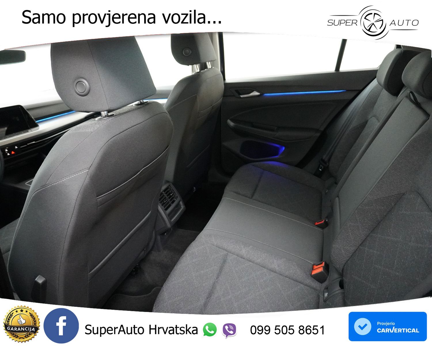 VW Golf 8 1.0 eTSI DSG Life 110 KS, ACC+LED+KAM+GR SJED+VIRT+ASIST
