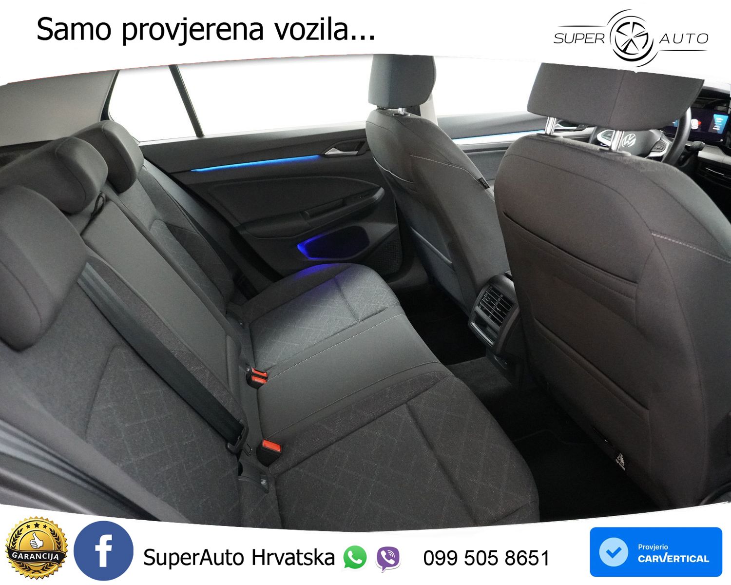 VW Golf 8 1.0 eTSI DSG Life 110 KS, ACC+LED+KAM+GR SJED+VIRT+ASIST