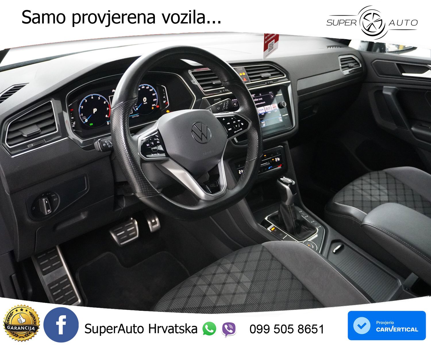 VW Tiguan 2.0 TSI 4M Aut. 2xR-Line 190 KS, ACC+LED+GR SJED+VIRT+ASIST