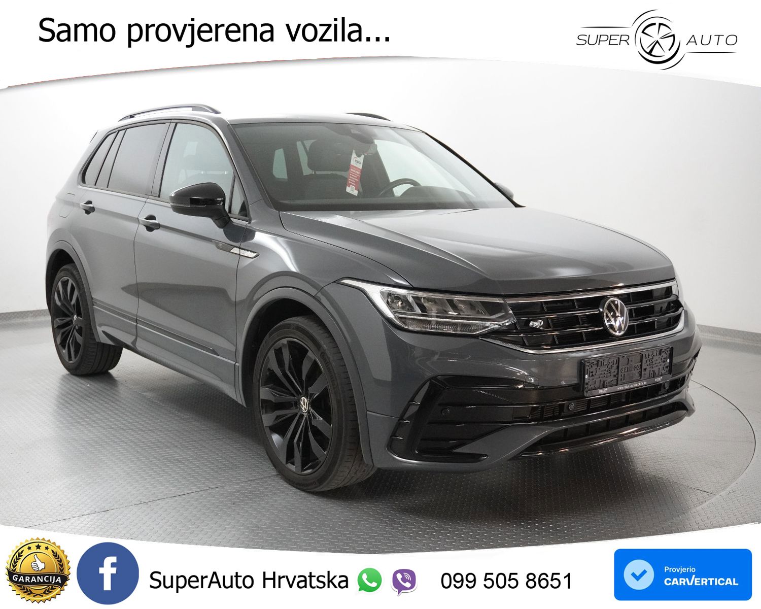 VW Tiguan 2.0 TSI 4M Aut. 2xR-Line 190 KS, ACC+LED+GR SJED+VIRT+ASIST