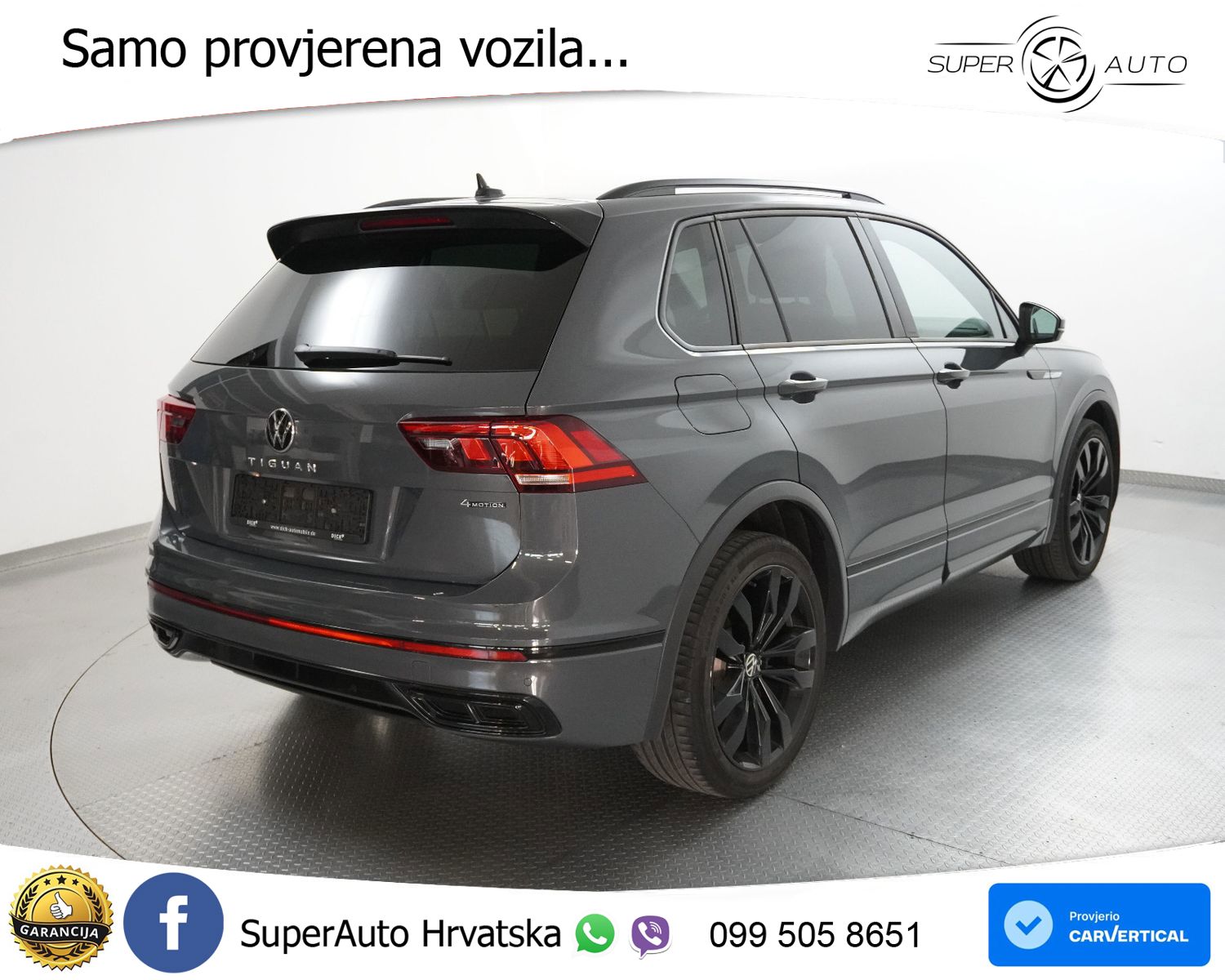 VW Tiguan 2.0 TSI 4M Aut. 2xR-Line 190 KS, ACC+LED+GR SJED+VIRT+ASIST