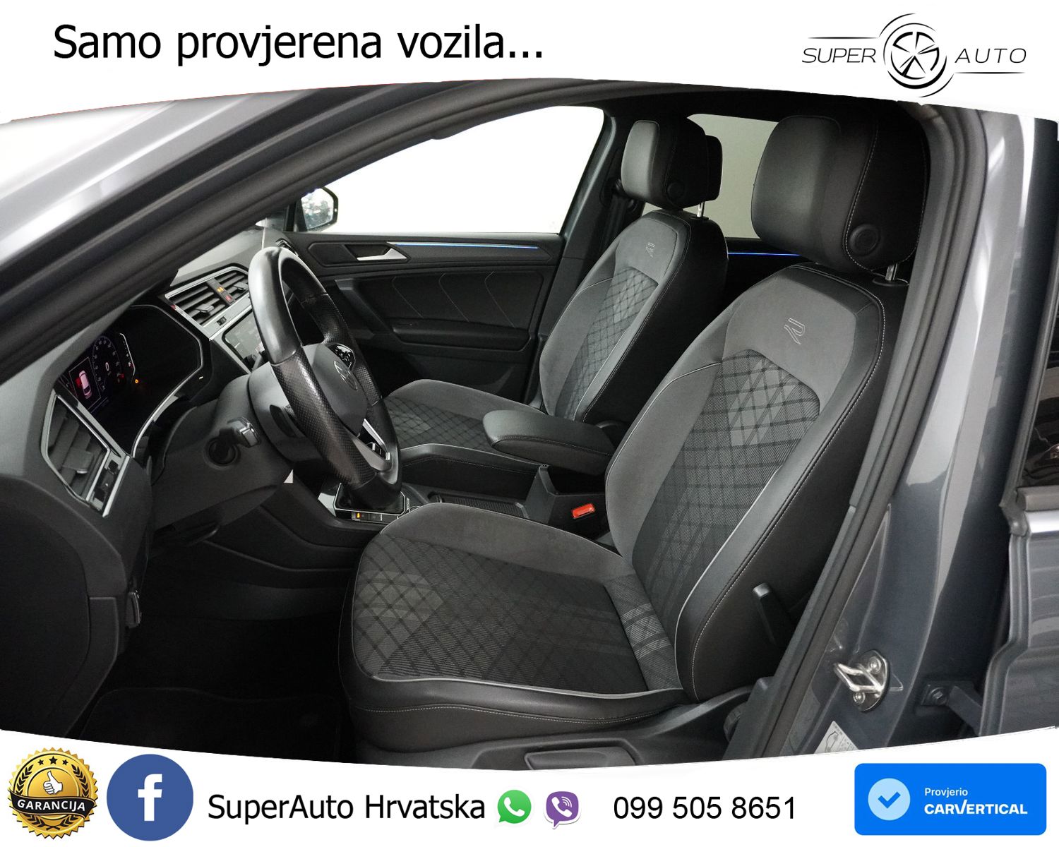 VW Tiguan 2.0 TSI 4M Aut. 2xR-Line 190 KS, ACC+LED+GR SJED+VIRT+ASIST