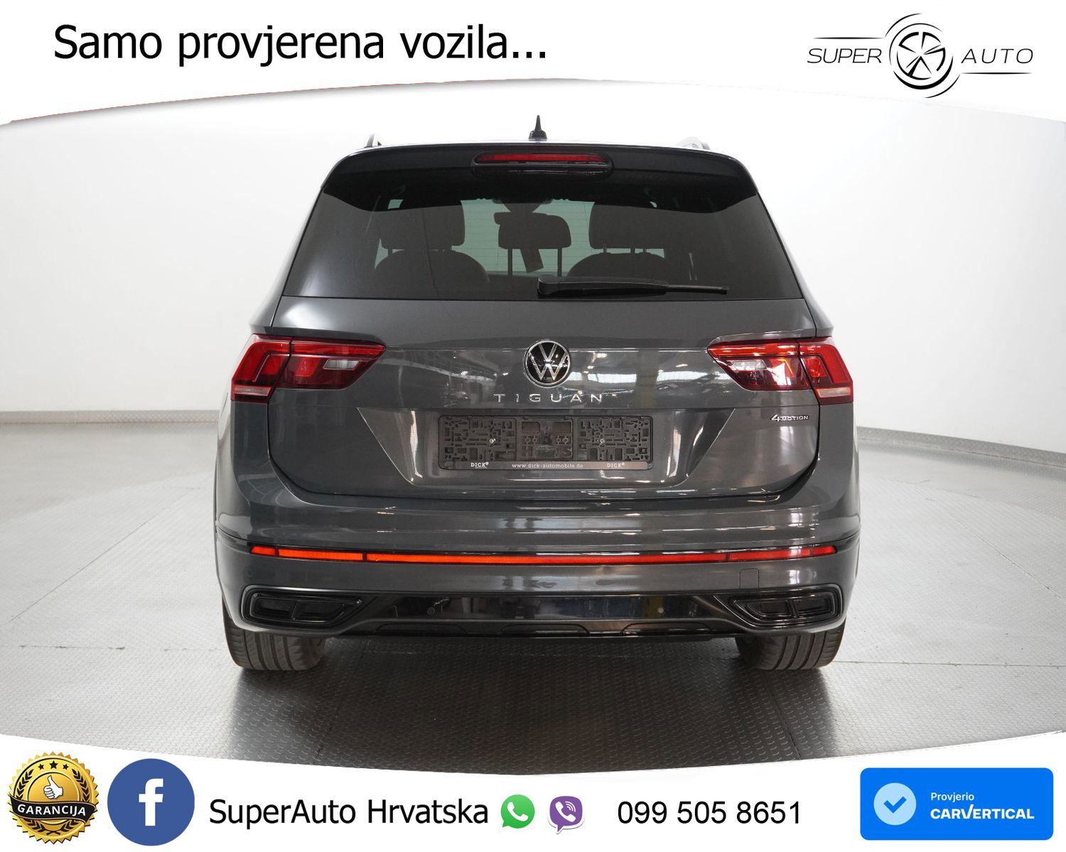 VW Tiguan 2.0 TSI 4M Aut. 2xR-Line 190 KS, ACC+LED+GR SJED+VIRT+ASIST