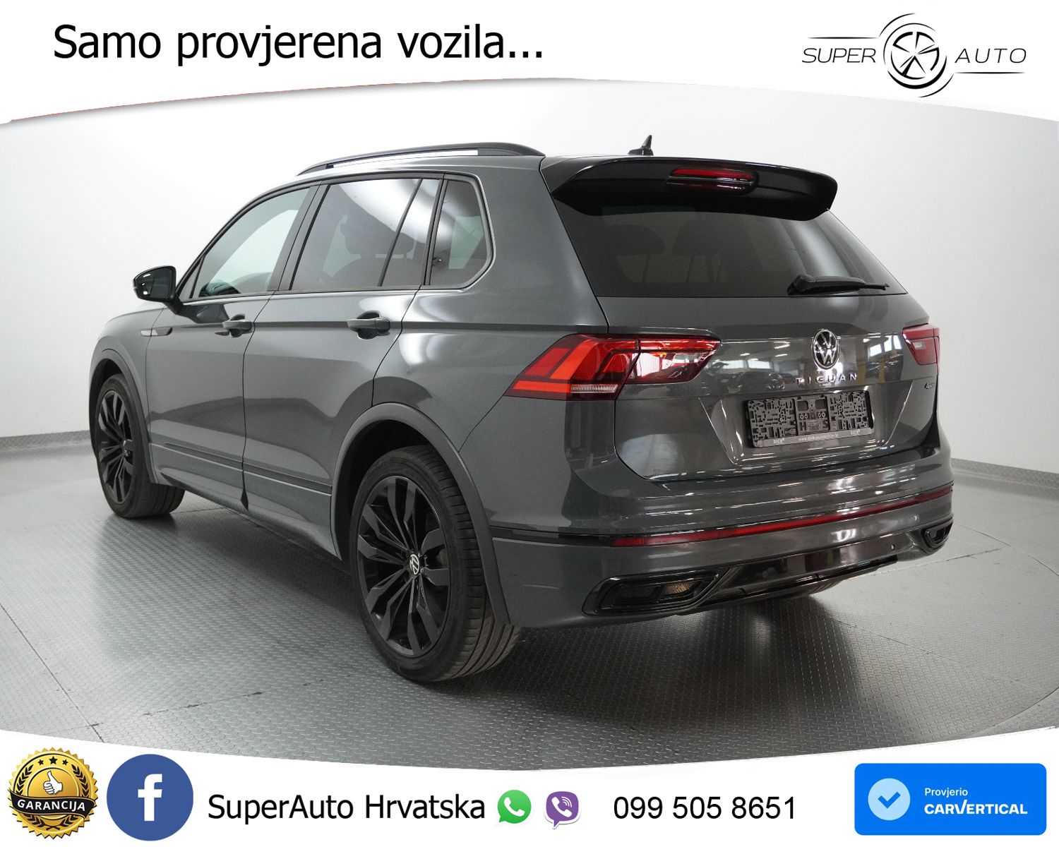 VW Tiguan 2.0 TSI 4M Aut. 2xR-Line 190 KS, ACC+LED+GR SJED+VIRT+ASIST