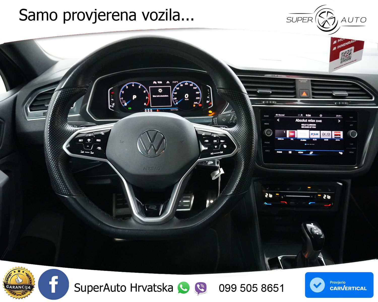 VW Tiguan 2.0 TSI 4M Aut. 2xR-Line 190 KS, ACC+LED+GR SJED+VIRT+ASIST