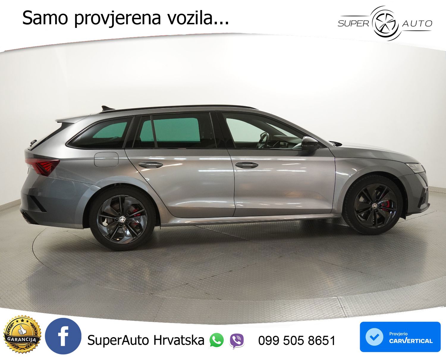 Škoda Octavia Combi RS 2.0 TSI Aut. 245 KS, MATRIX+GR SJED+VIRT+ASIST