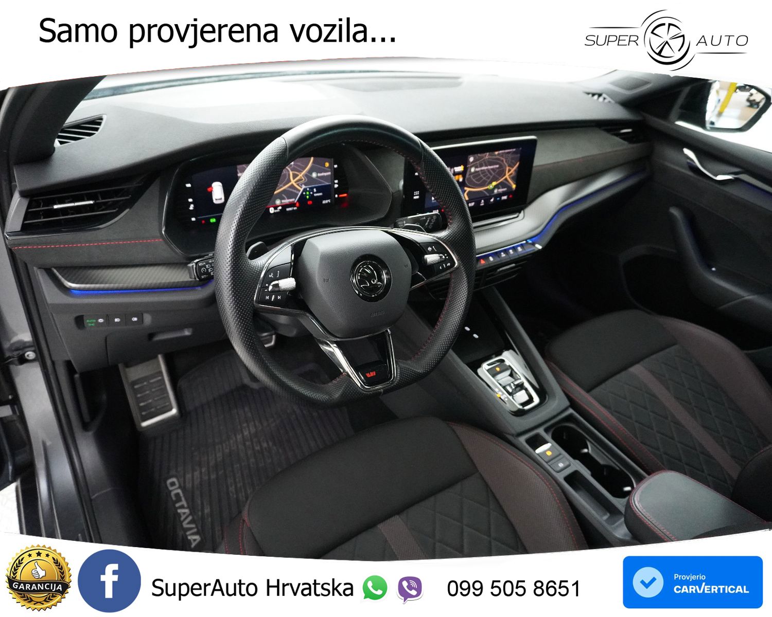 Škoda Octavia Combi RS 2.0 TSI Aut. 245 KS, MATRIX+GR SJED+VIRT+ASIST