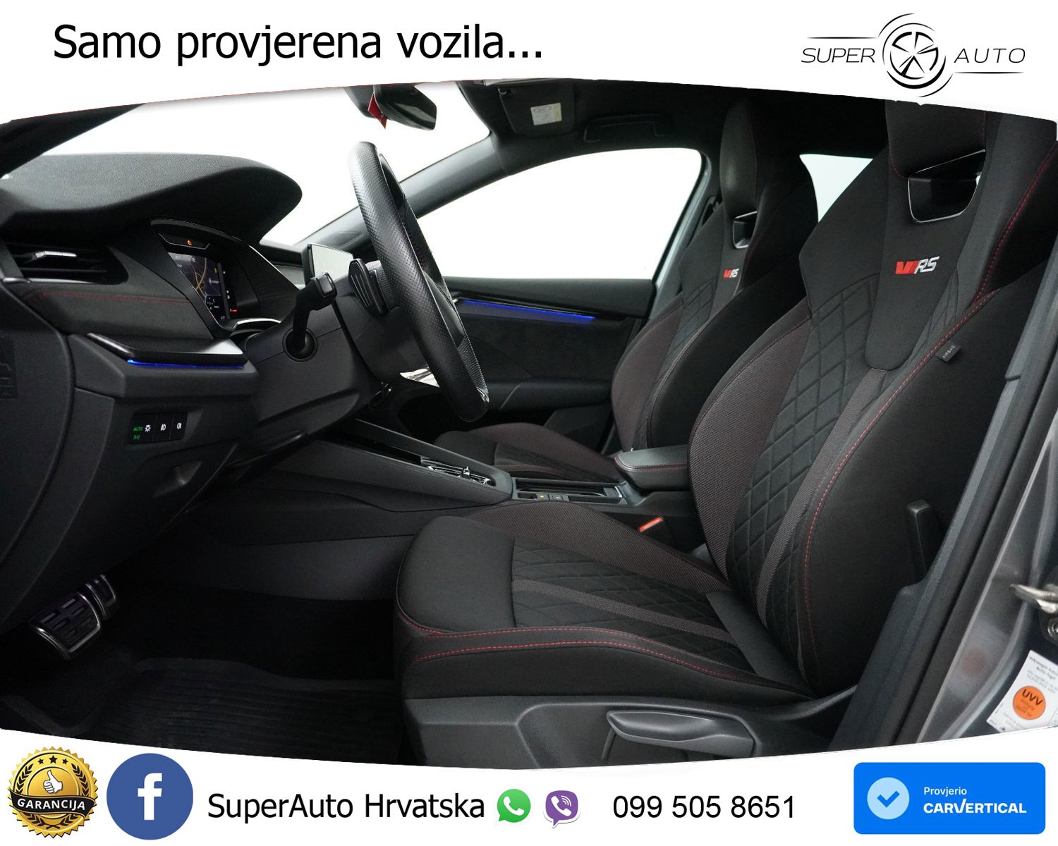 Škoda Octavia Combi RS 2.0 TSI Aut. 245 KS, MATRIX+GR SJED+VIRT+ASIST