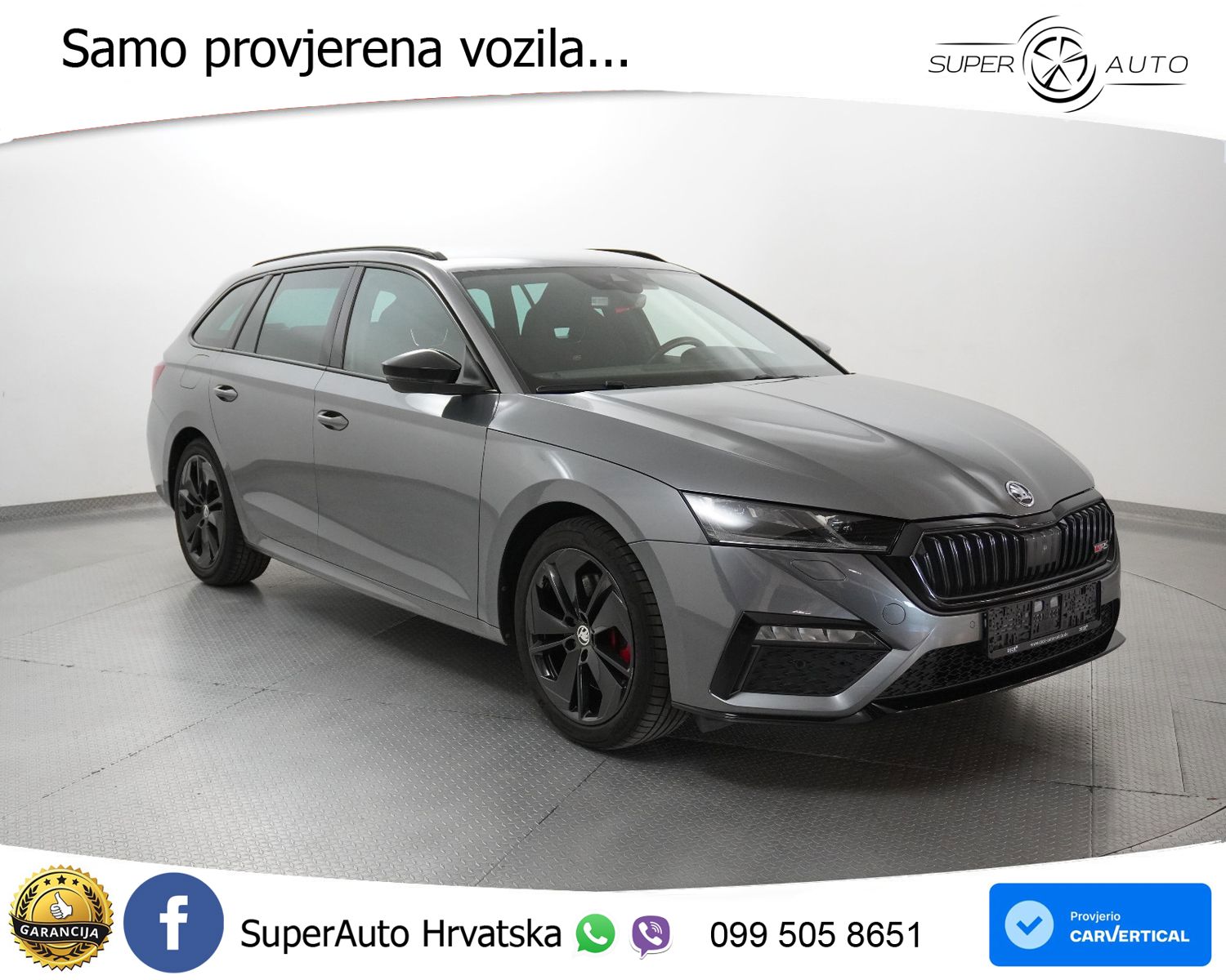 Škoda Octavia Combi RS 2.0 TSI Aut. 245 KS, MATRIX+GR SJED+VIRT+ASIST