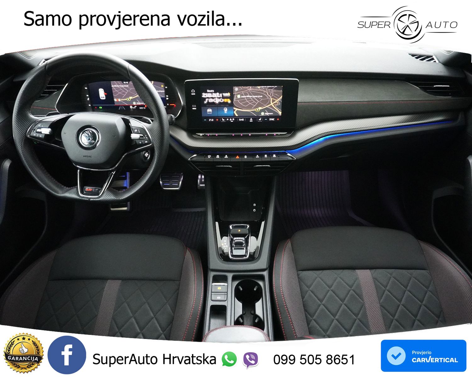 Škoda Octavia Combi RS 2.0 TSI Aut. 245 KS, MATRIX+GR SJED+VIRT+ASIST