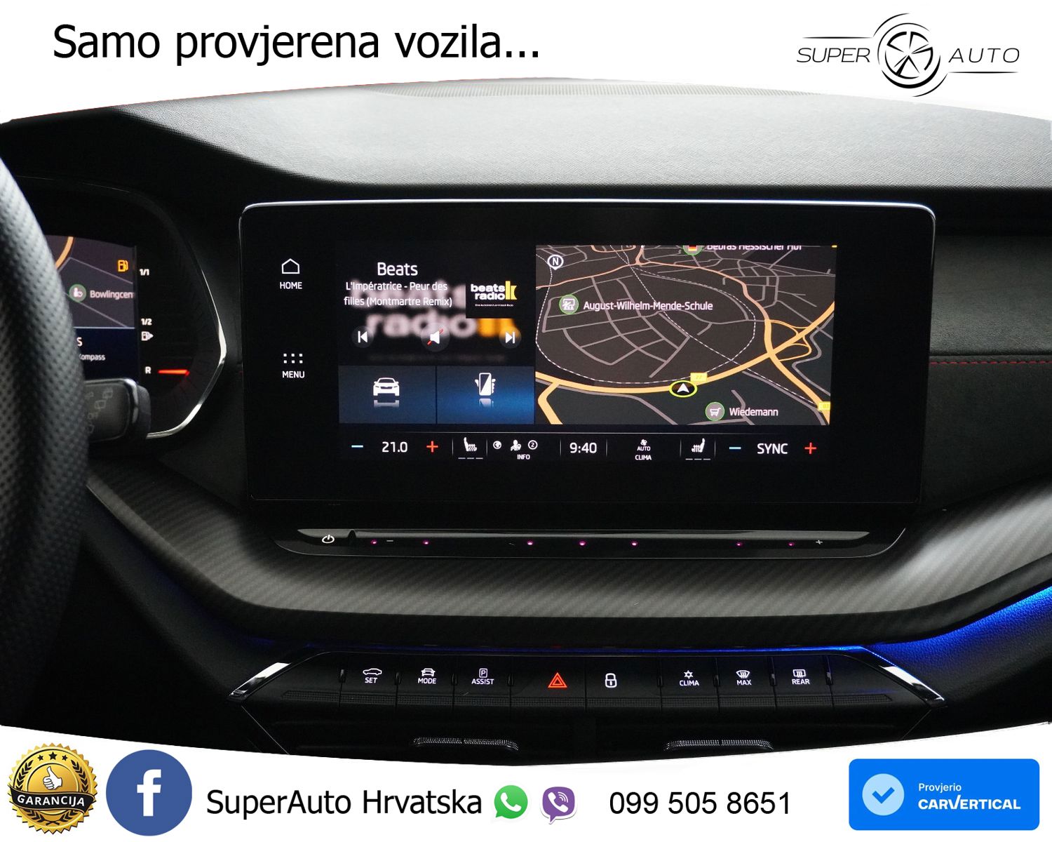 Škoda Octavia Combi RS 2.0 TSI Aut. 245 KS, MATRIX+GR SJED+VIRT+ASIST