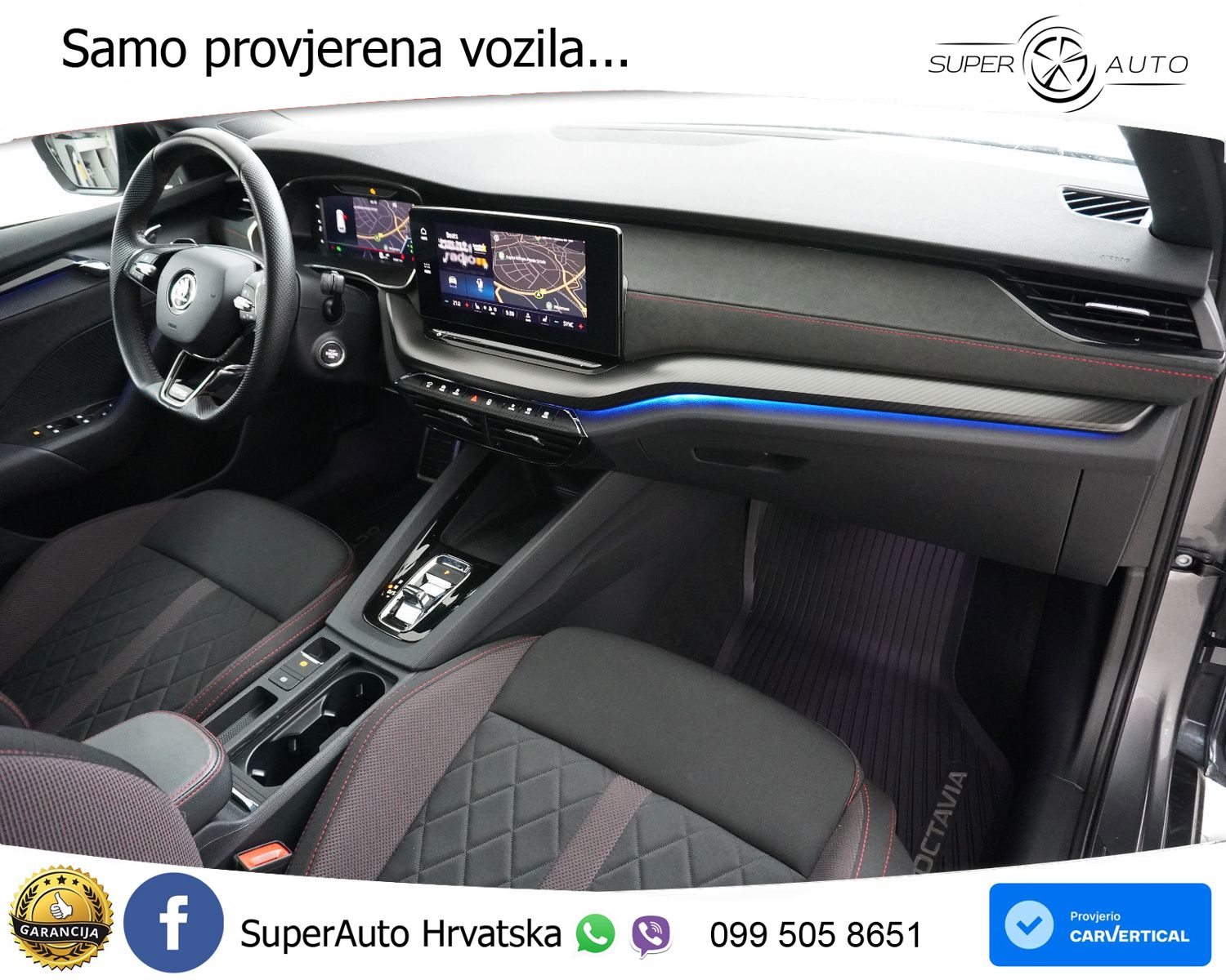 Škoda Octavia Combi RS 2.0 TSI Aut. 245 KS, MATRIX+GR SJED+VIRT+ASIST
