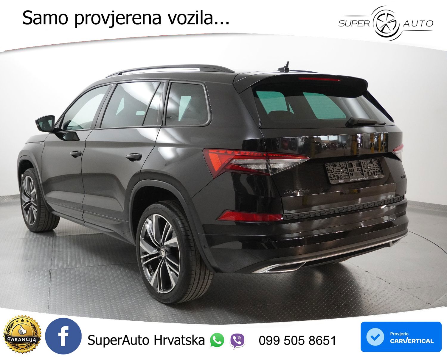 Škoda Kodiaq 2.0 TDI 4x4 Aut. Sportline 200 KS, ACC+LED+KAM+GR SJED+PANO+VIRT