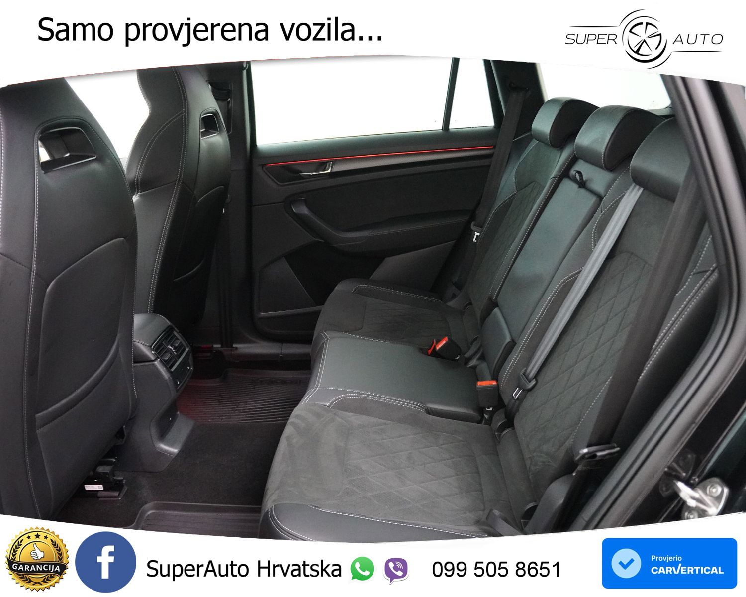 Škoda Kodiaq 2.0 TDI 4x4 Aut. Sportline 200 KS, ACC+LED+KAM+GR SJED+PANO+VIRT