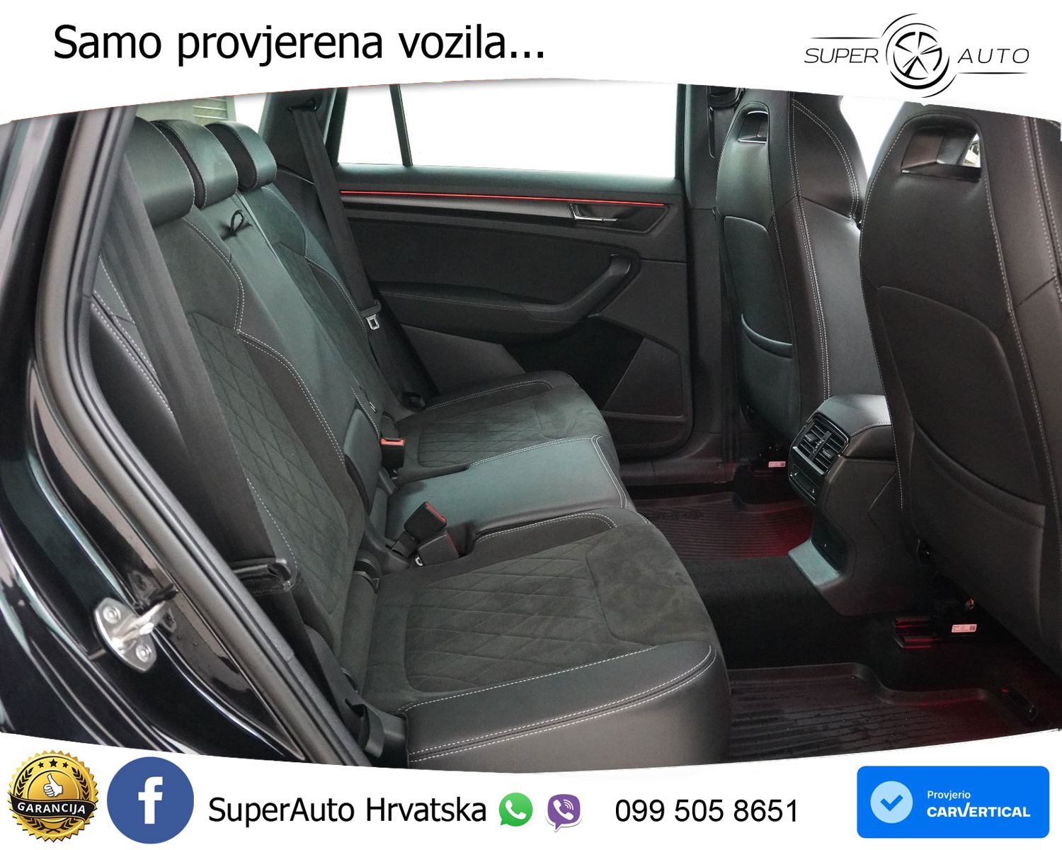 Škoda Kodiaq 2.0 TDI 4x4 Aut. Sportline 200 KS, ACC+LED+KAM+GR SJED+PANO+VIRT