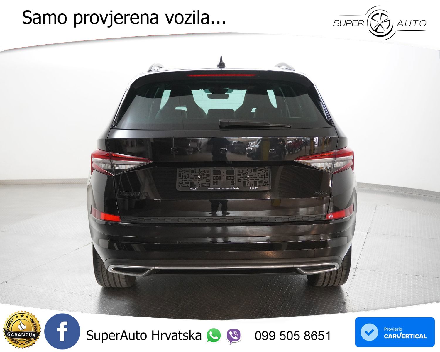 Škoda Kodiaq 2.0 TDI 4x4 Aut. Sportline 200 KS, ACC+LED+KAM+GR SJED+PANO+VIRT