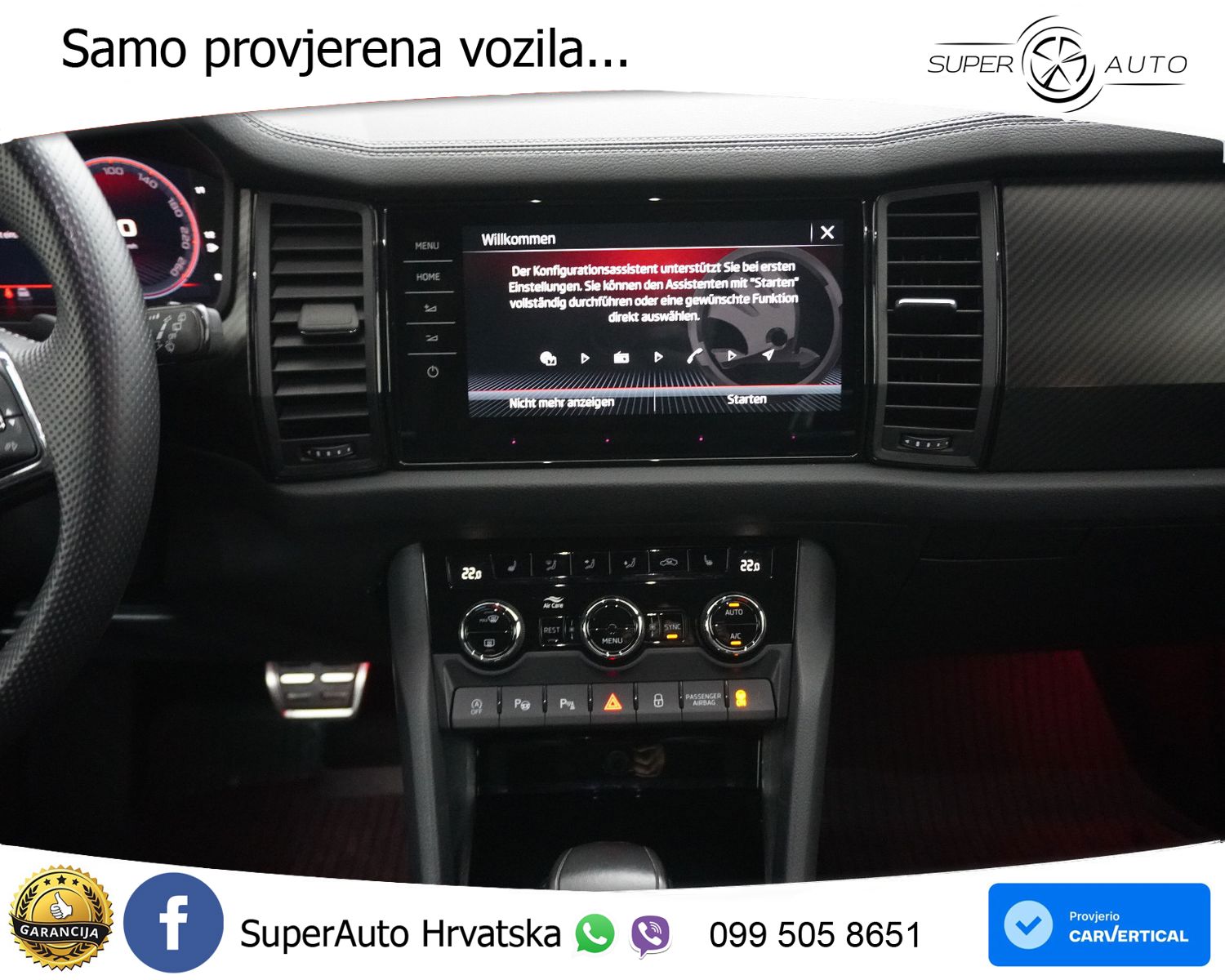Škoda Kodiaq 2.0 TDI 4x4 Aut. Sportline 200 KS, ACC+LED+KAM+GR SJED+PANO+VIRT
