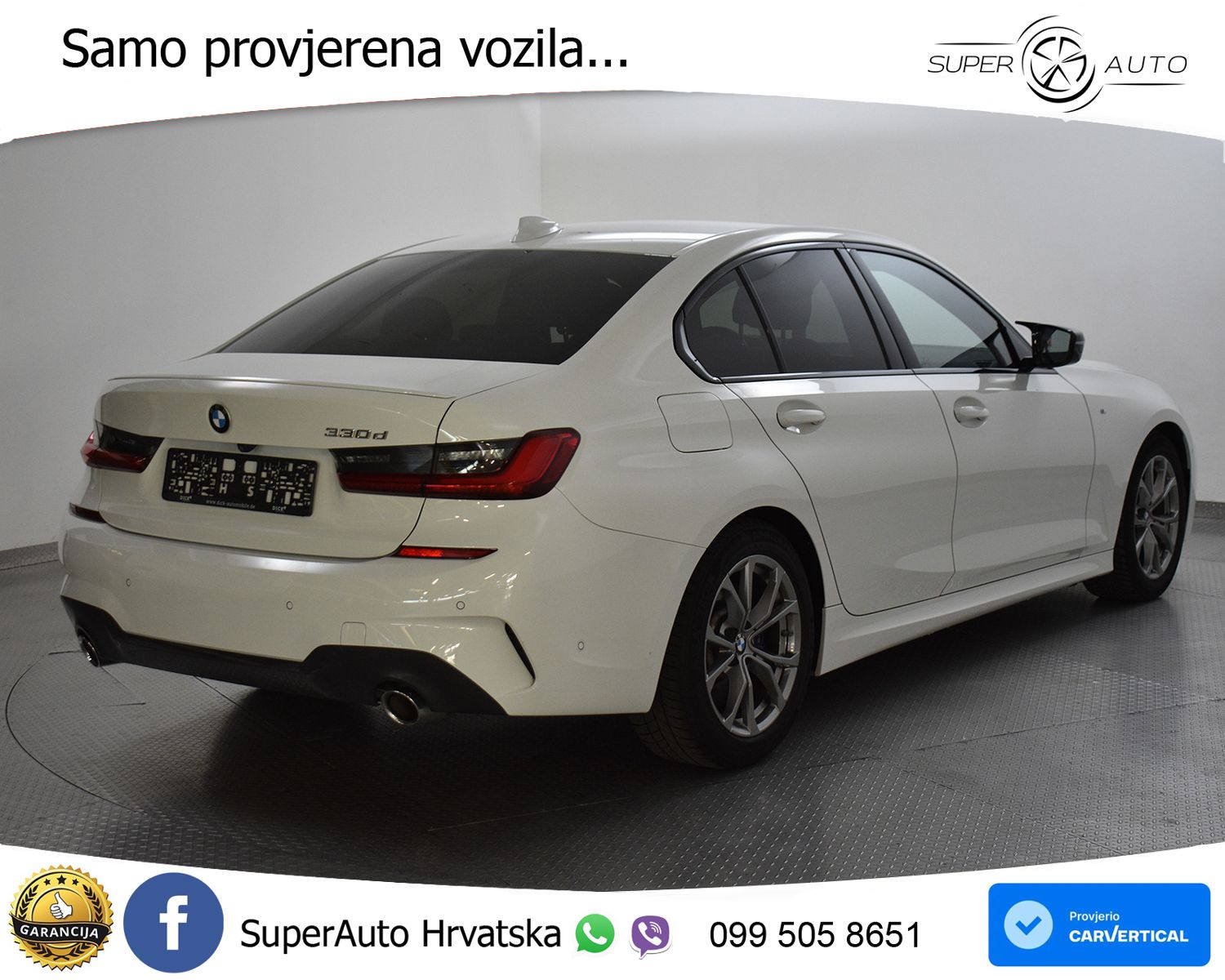 BMW 330d Aut. M Sport 265 KS, LED+KAM+GR SJED+HEAD+ASIST