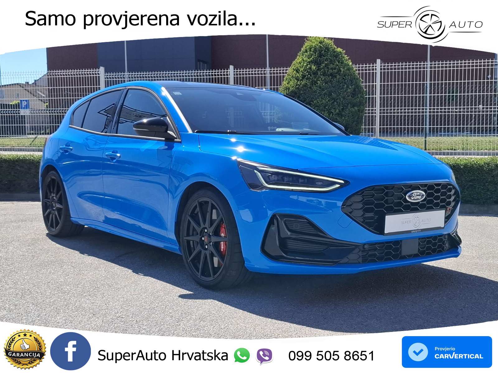 Ford Focus ST X 2.3 EcoBoost manual 280 KS, REG 02/27 ACC+KAM+GR SJED+VIRT+B&O