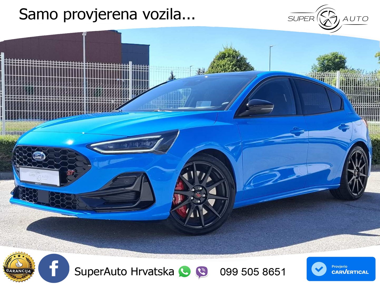 Ford Focus ST X 2.3 EcoBoost manual 280 KS, REG 02/27 ACC+KAM+GR SJED+VIRT+B&O