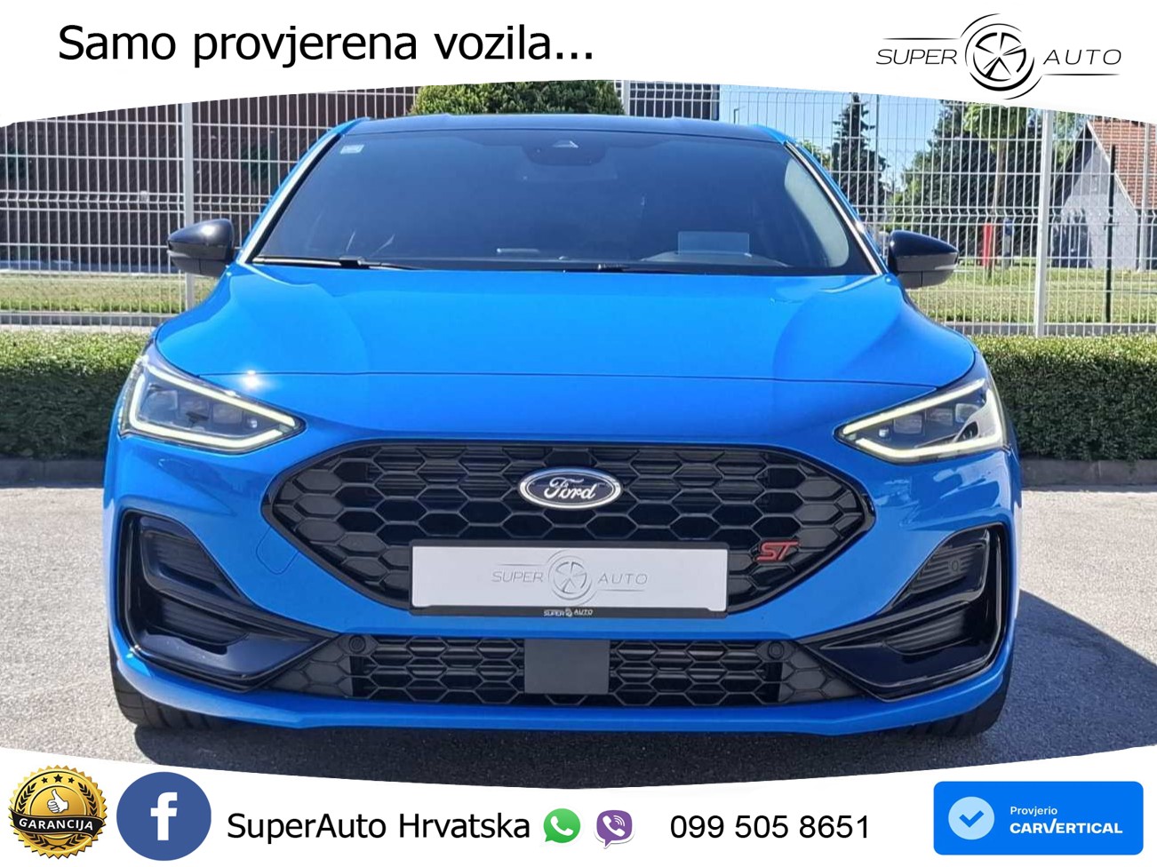 Ford Focus ST X 2.3 EcoBoost manual 280 KS, REG 02/27 ACC+KAM+GR SJED+VIRT+B&O
