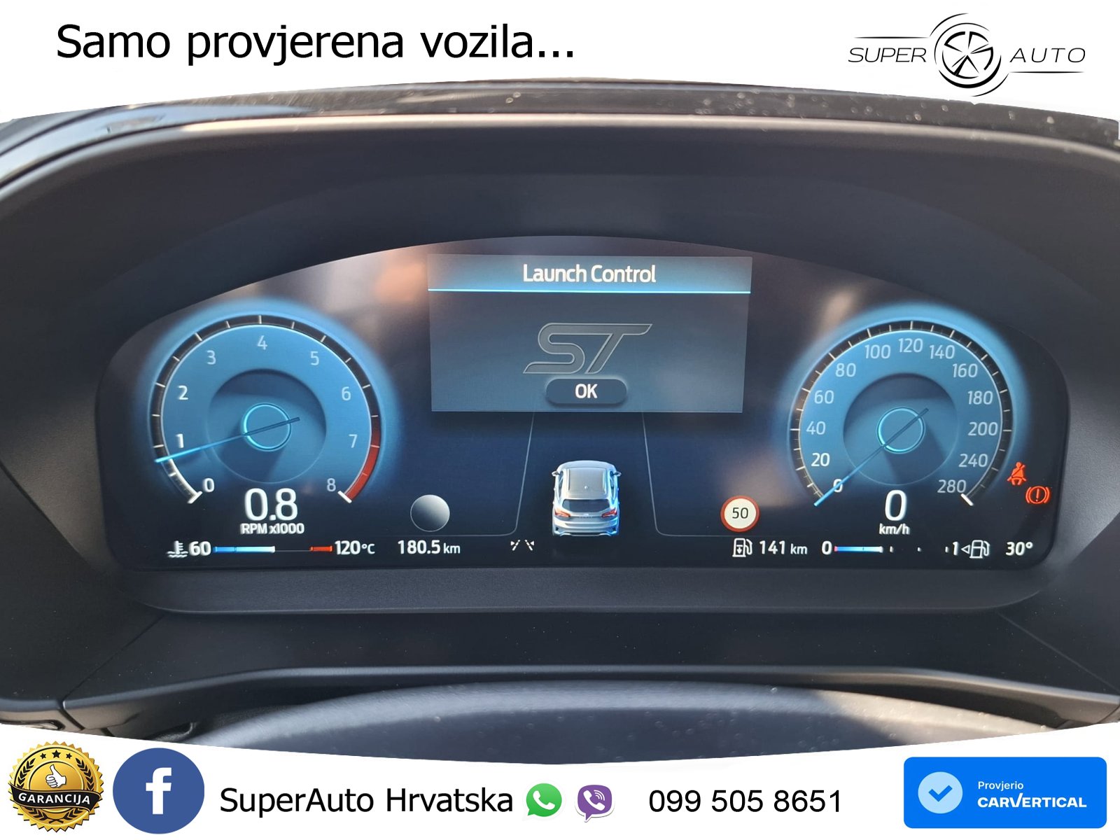 Ford Focus ST X 2.3 EcoBoost manual 280 KS, REG 02/27 ACC+KAM+GR SJED+VIRT+B&O