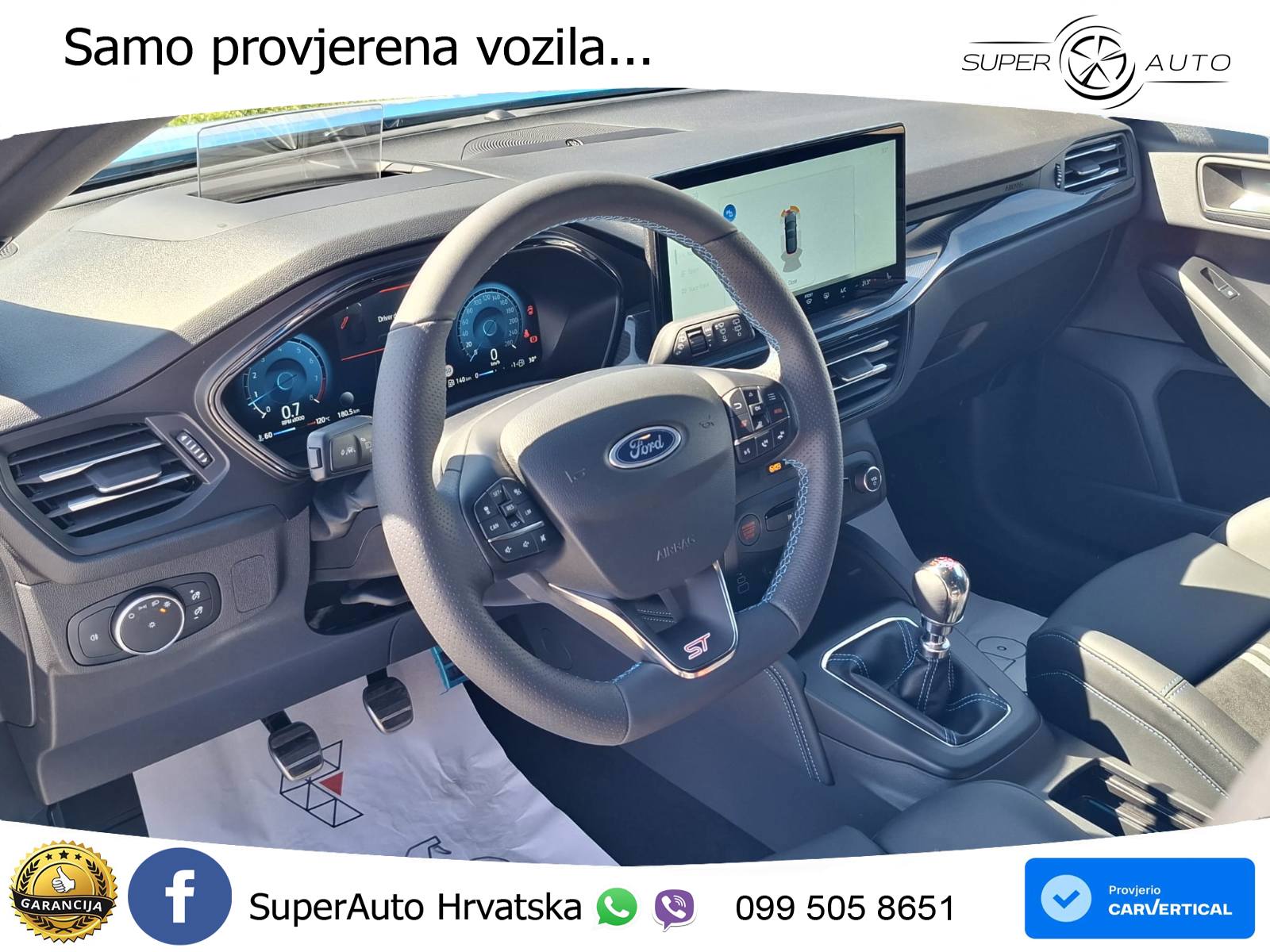 Ford Focus ST X 2.3 EcoBoost manual 280 KS, REG 02/27 ACC+KAM+GR SJED+VIRT+B&O